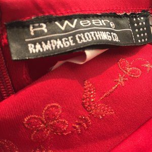 R-Wear Rampage Clothing Co Red Size Medium Red Dress Maxi